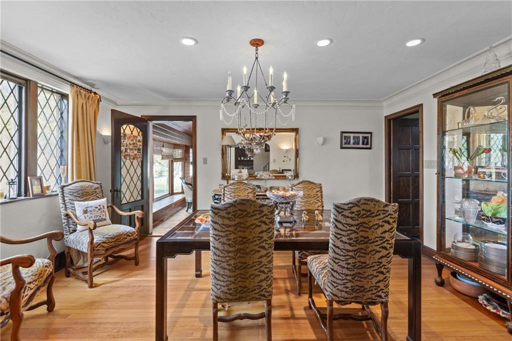 694 Valleyview Road Pittsburgh, PA 15243 - Photo 21 of 50 a view of a dining room with furniture window and outside view