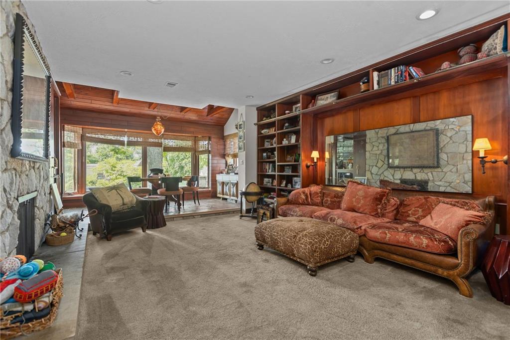 694 Valleyview Road Pittsburgh, PA 15243 - Photo 26 of 50 a living room with furniture and a large window