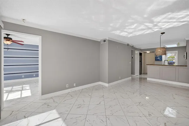 a view of empty room