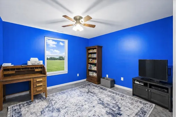 a bird view of water