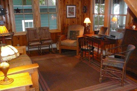 25 Spring Lane Rome, ME 04963 - Photo 3 of 6 Living Room. Cozy living room with...