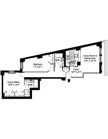 $895,000 | 80 John Street, Unit 16E | Financial District