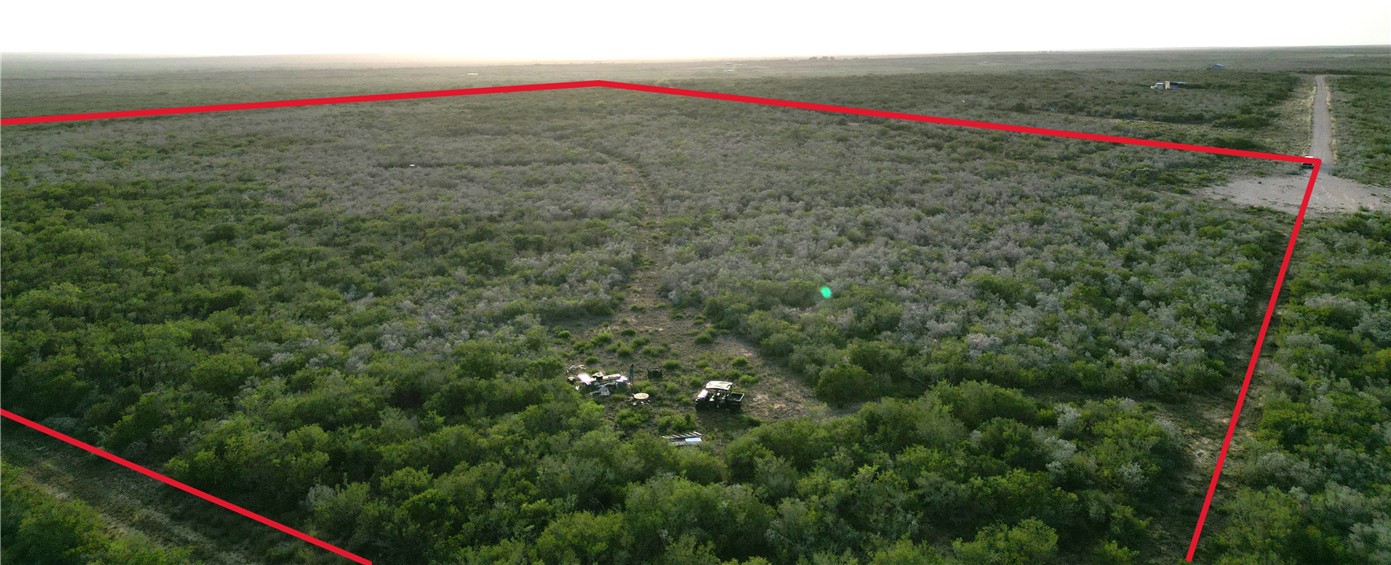 a view of a road with an outdoor space