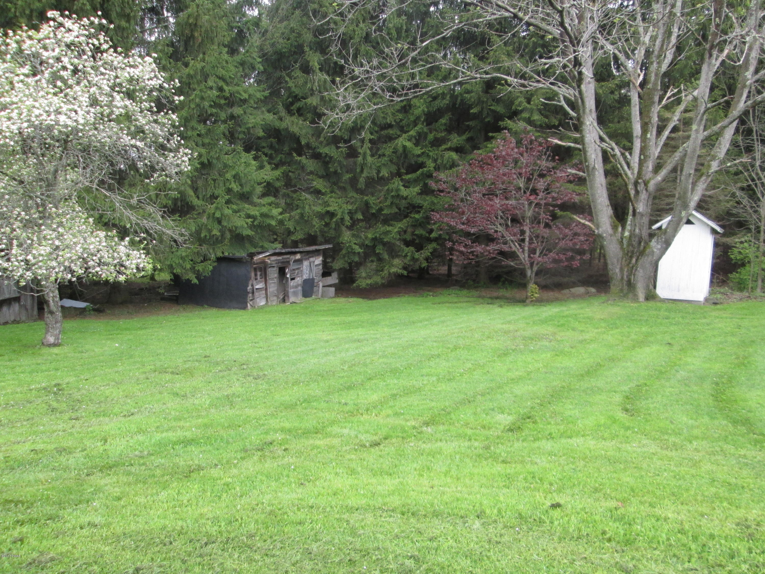 86 Beaver Hollow Road Lakewood, PA 18439 - Photo 22 of 30 a backyard of a house with lots of green space