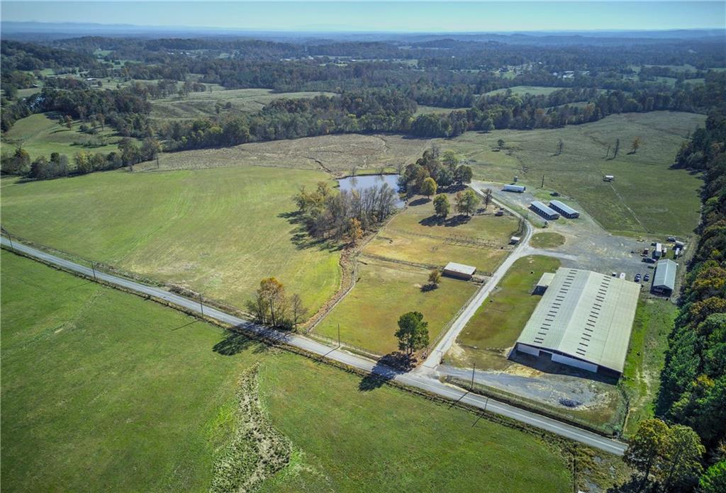 486 County Line Road Resaca, GA 30735 - Photo 46 of 49 an aerial view of residential houses with outdoor space