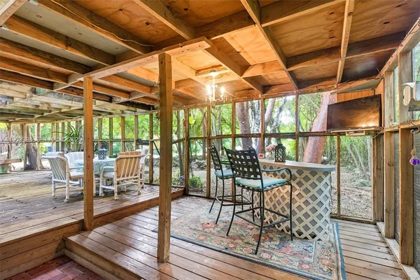 a view of outdoor seating