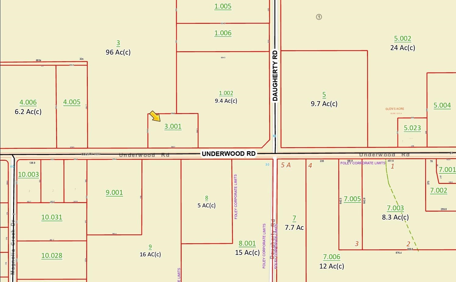 18347 Underwood Road Foley, AL 36535 - Photo 40 of 40 Map
