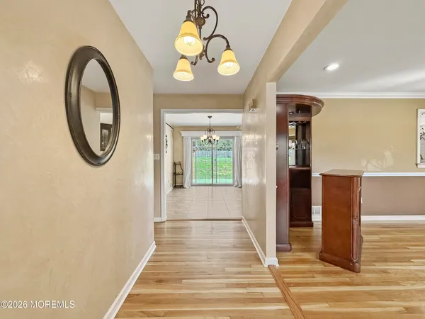 a view of a entryway of a house