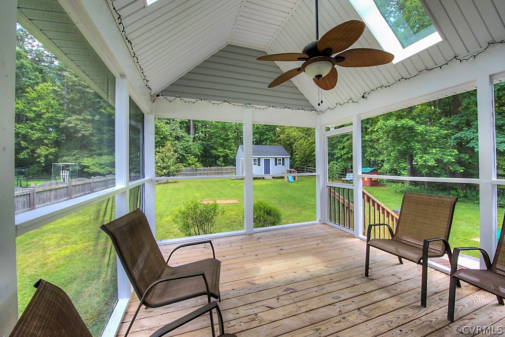 2533 London Road Henrico, VA 23233 - Photo 27 of 35 a view of a chairs and table in the patio next to a yard