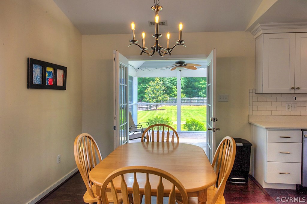 2533 London Road Henrico, VA 23233 - Photo 29 of 35 a view of a dining room with furniture window and outside view