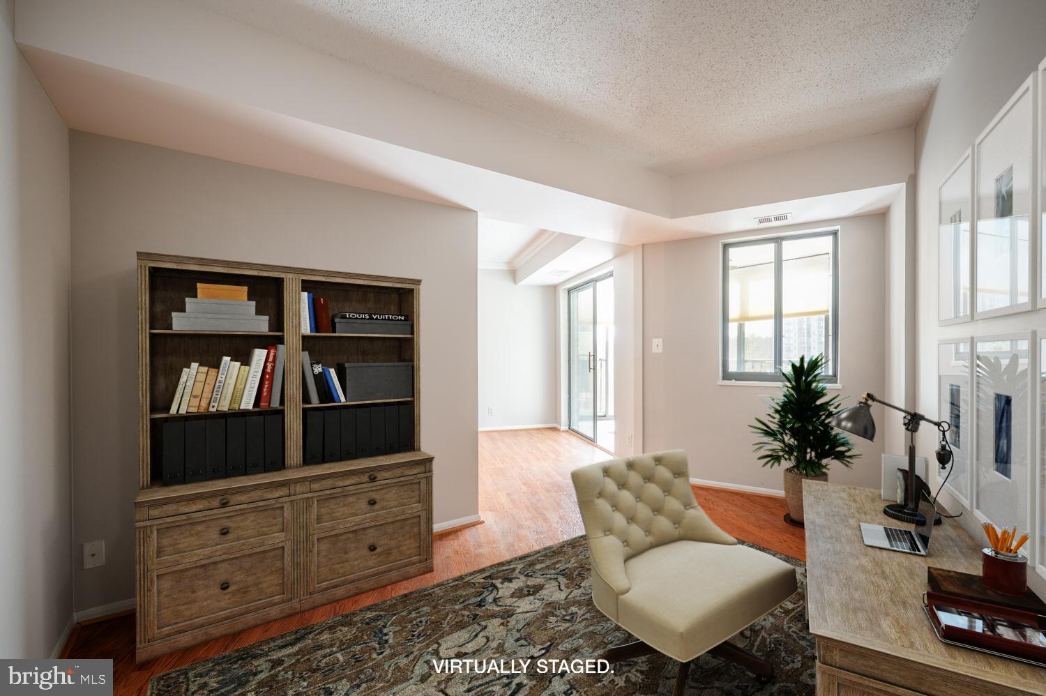5904 Mt Eagle Drive, Unit 903 Alexandria, VA 22303 - Photo 21 of 45 Den virtually staged as an office or study