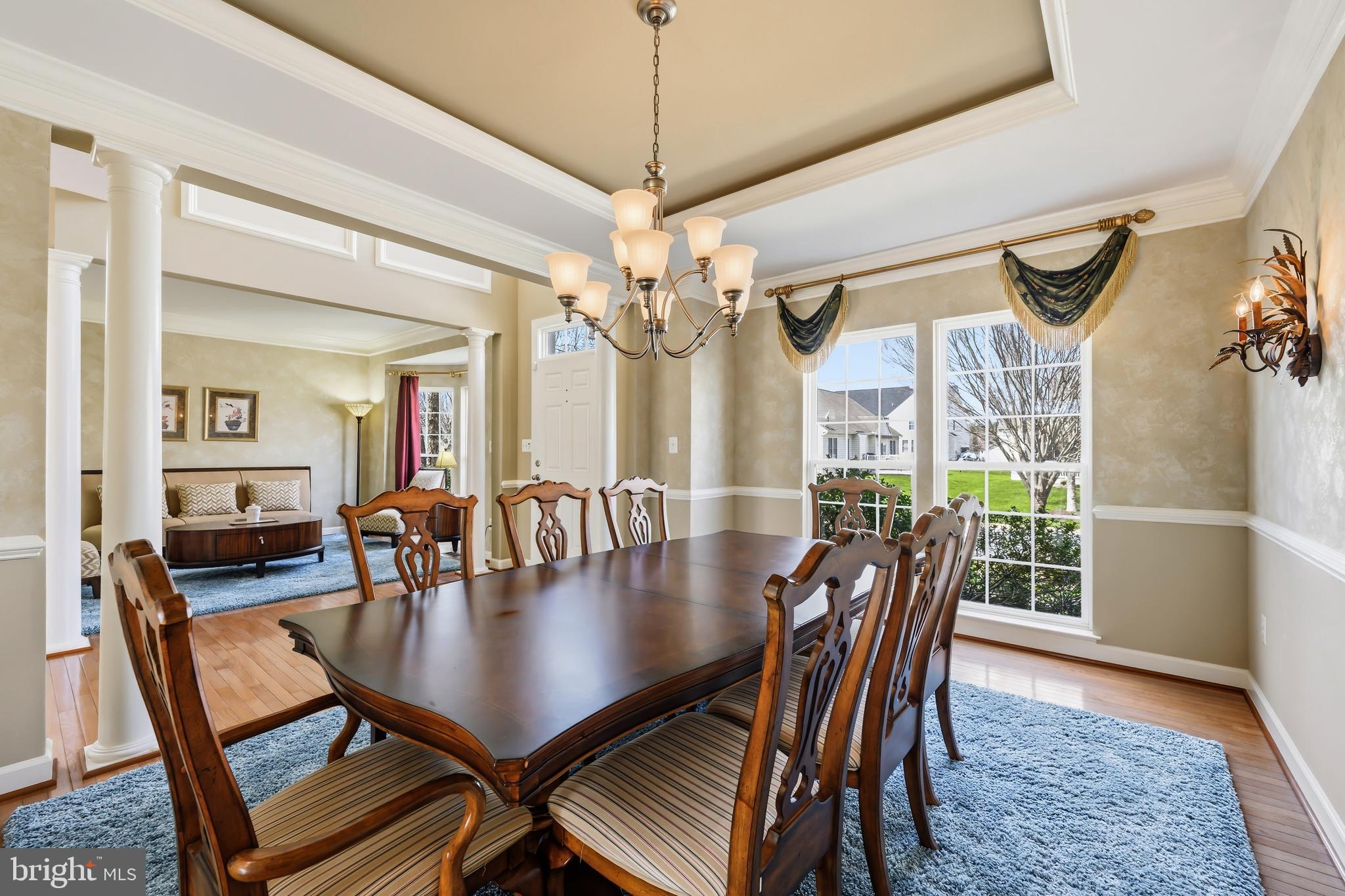 103 Sutton Way Chestertown, MD 21620 - Photo 13 of 53 a view of a dining room with furniture window and wooden floor