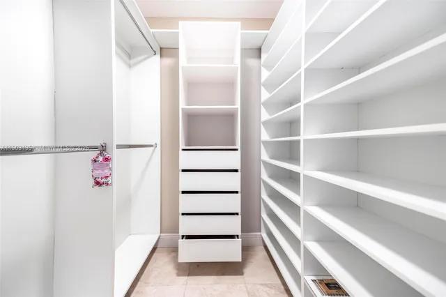 a view of walk in closet