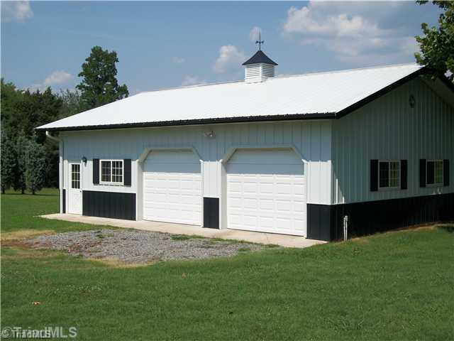 5834 Pepper Road Oak Ridge, NC 27310 - Photo 3 of 16 Outbuilding. Detached oversized 2 car garage.