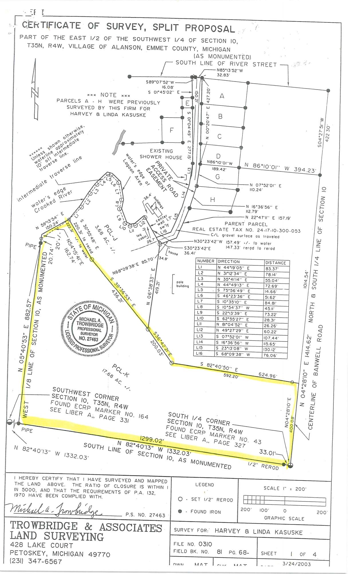 Tbd Banwell Road Afton, MI 49705 - Photo 18 of 22 Survey