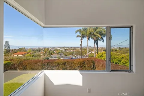 a view of sky from window