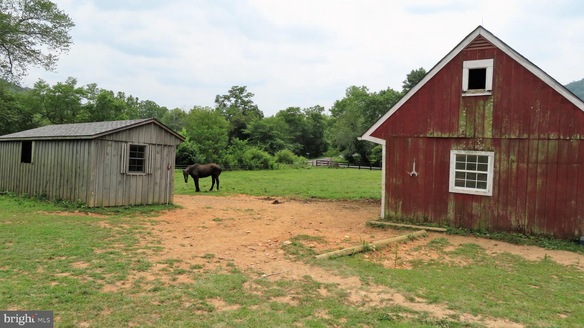 509 Fodderstack Road Huntly, VA 22640 - Photo 61 of 78 Barn and Lower Run-in Shed