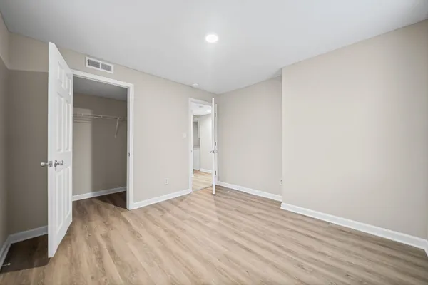 wooden floor in an empty room