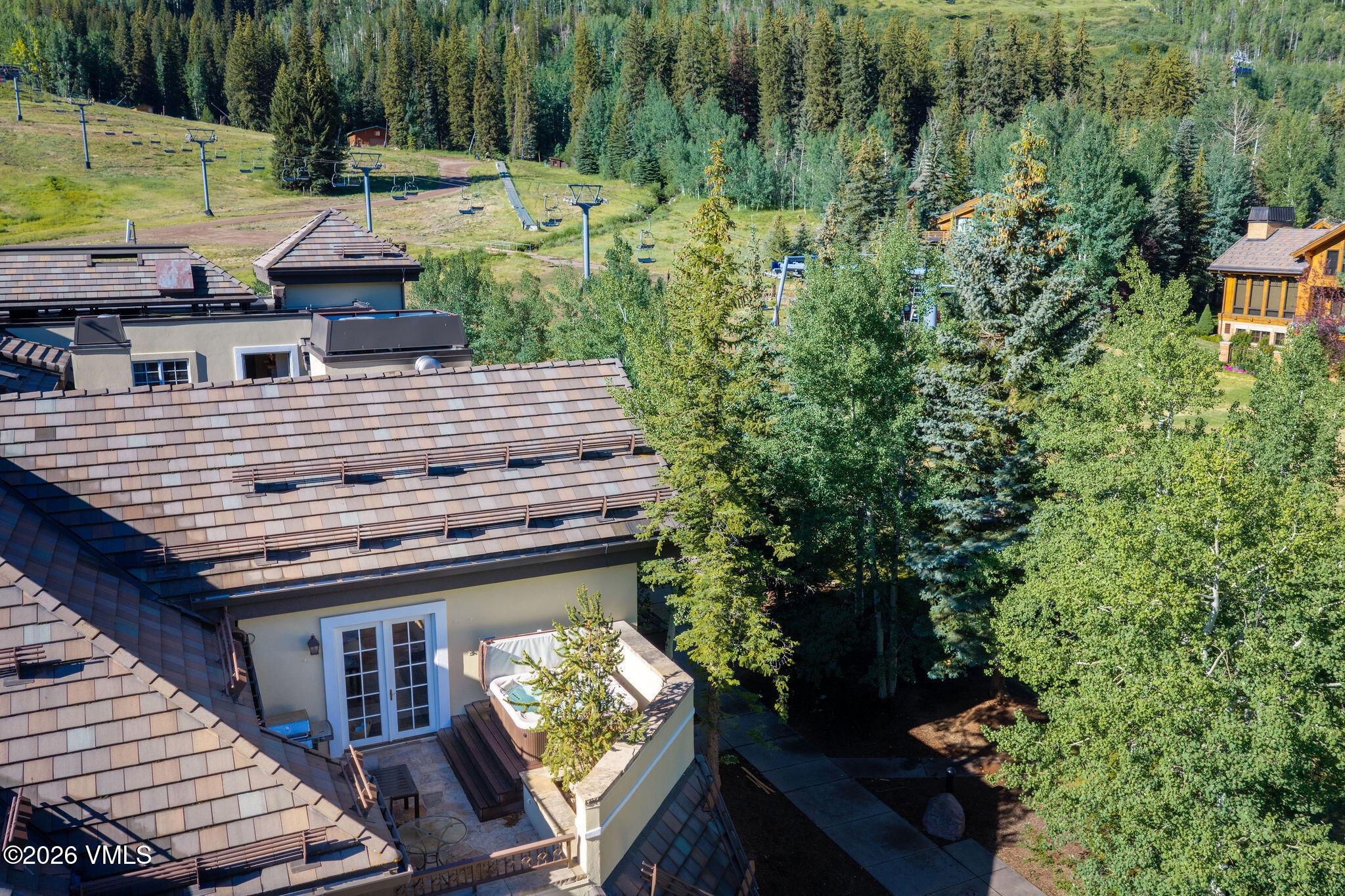 458 Vail Valley Drive, Unit R6 Vail, CO 81657 - Photo 11 of 23 2607_gold_peak_ph_6_aerial_a