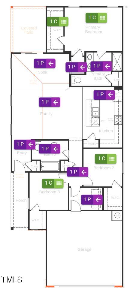 2713 Princess Tree Drive Raleigh, NC 27616 - Photo 2 of 7 lot 47 diagram flooring