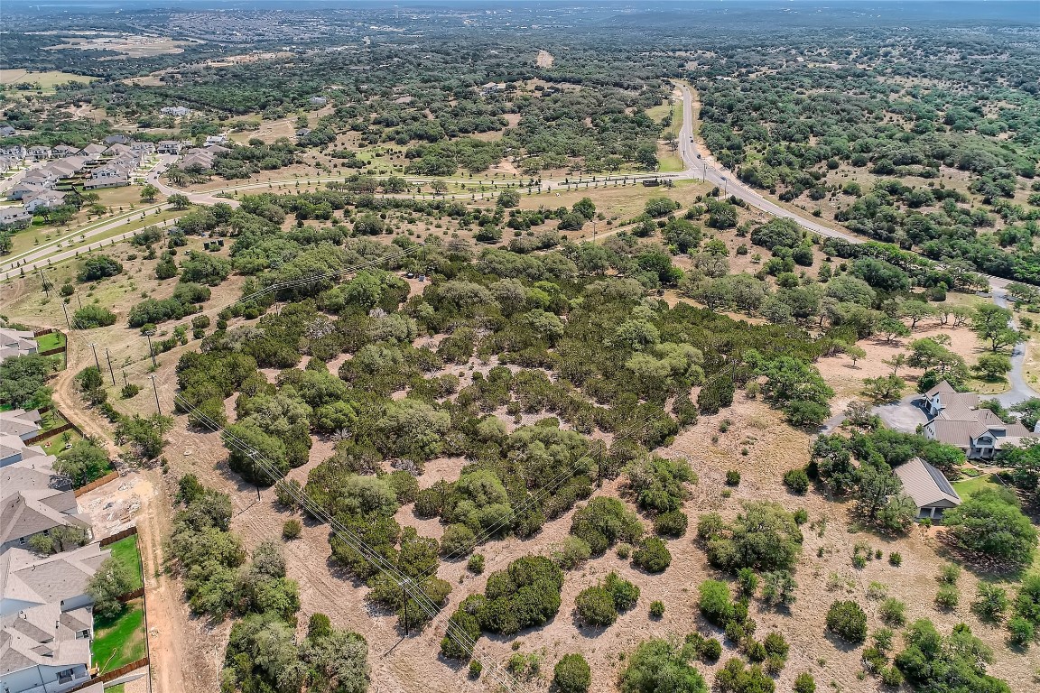 16316 Hamilton Pool Road Austin, TX 78738 - Photo 16 of 17 an aerial view of a house with a yard