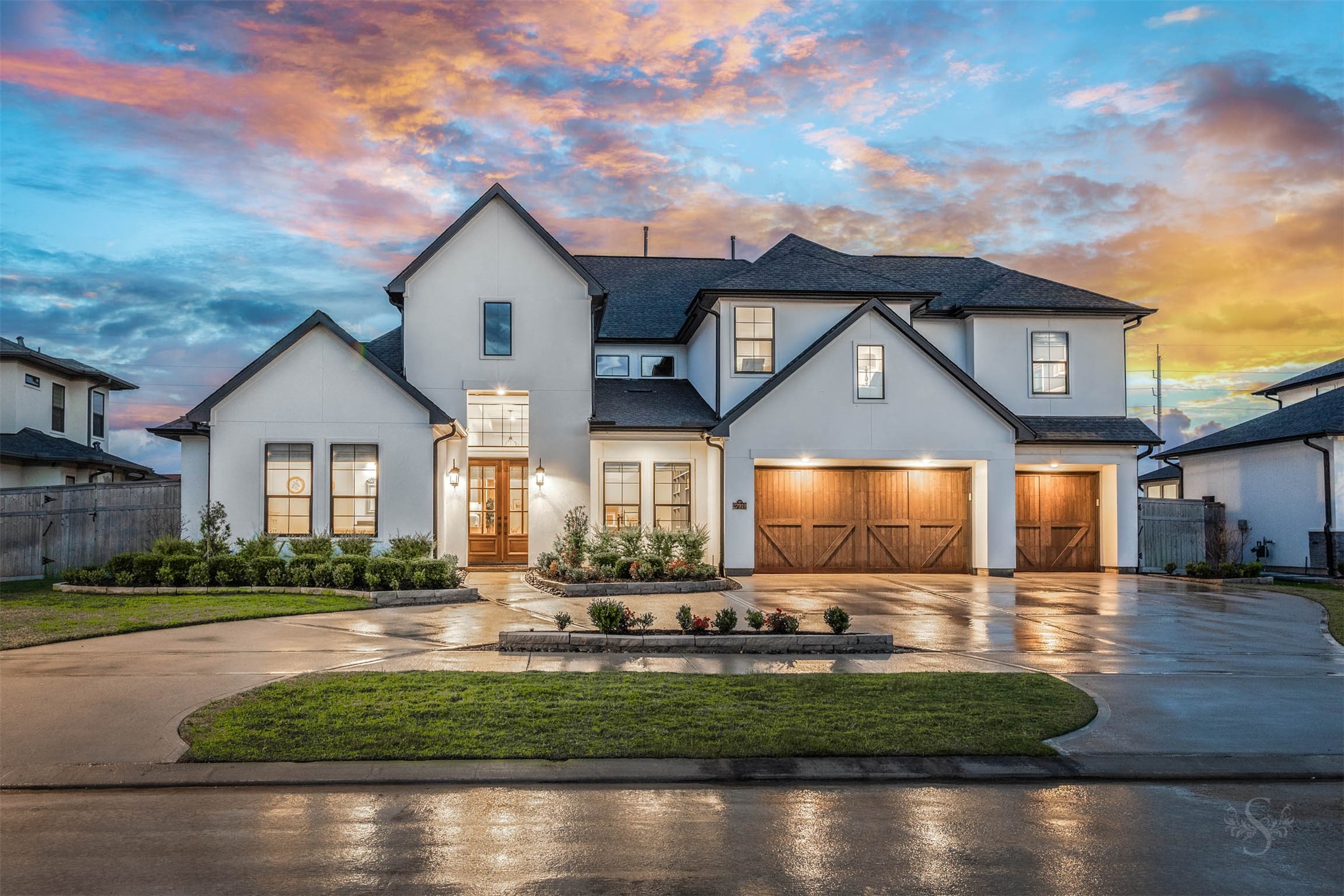 27919 Indigo Ridge Drive Fulshear, TX 77441 - Photo 1 of 50 a front view of a house with a yard