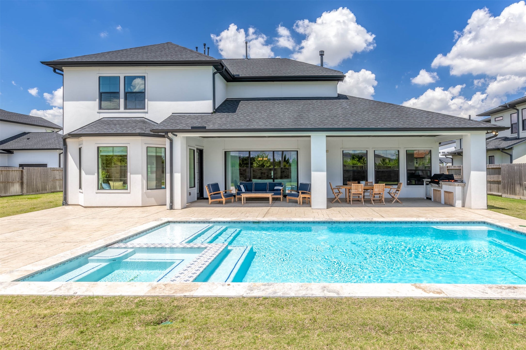 27919 Indigo Ridge Drive Fulshear, TX 77441 - Photo 46 of 50 a view of a house with entrance gate