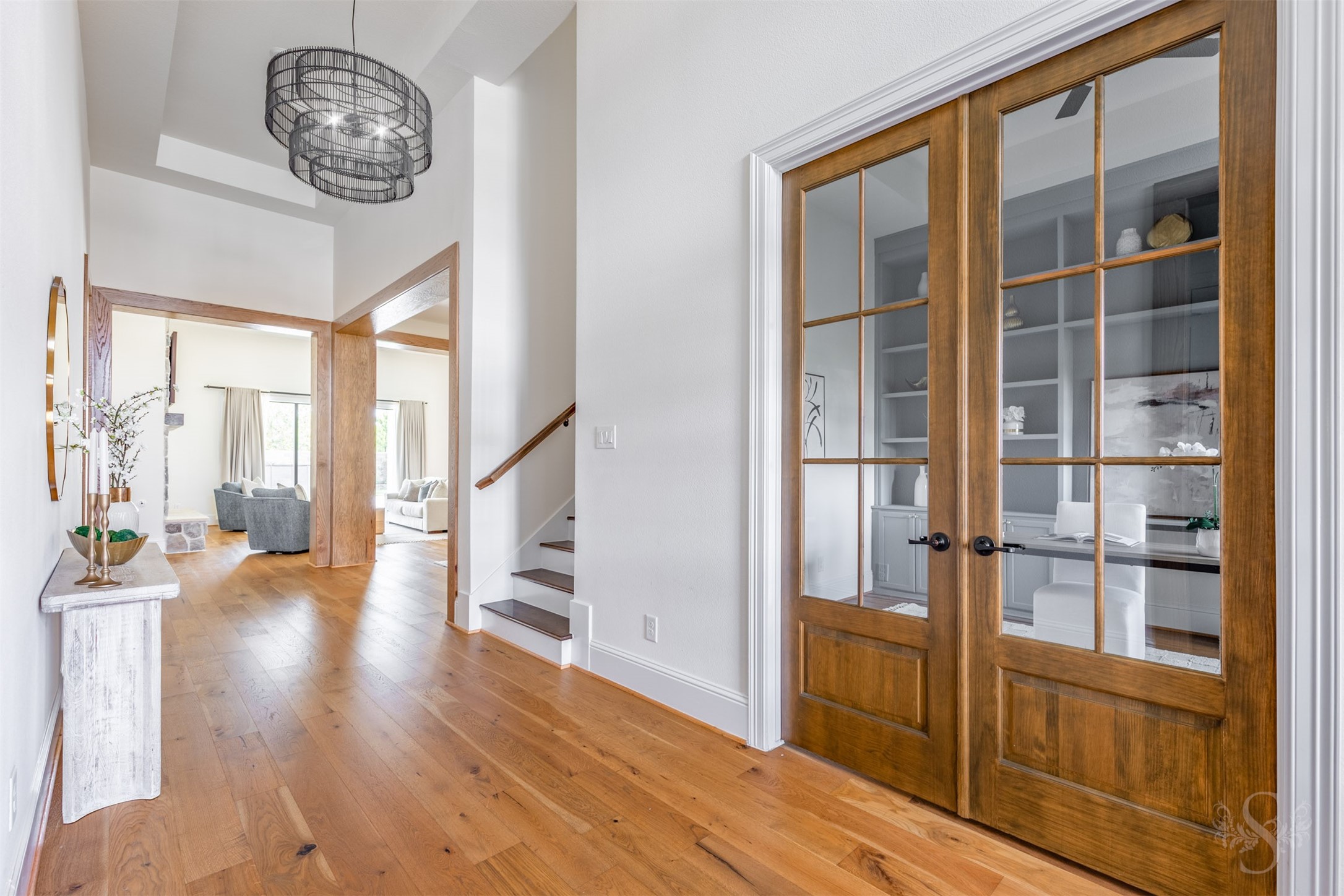 27919 Indigo Ridge Drive Fulshear, TX 77441 - Photo 8 of 50 a view of livingroom with furniture and wooden floor