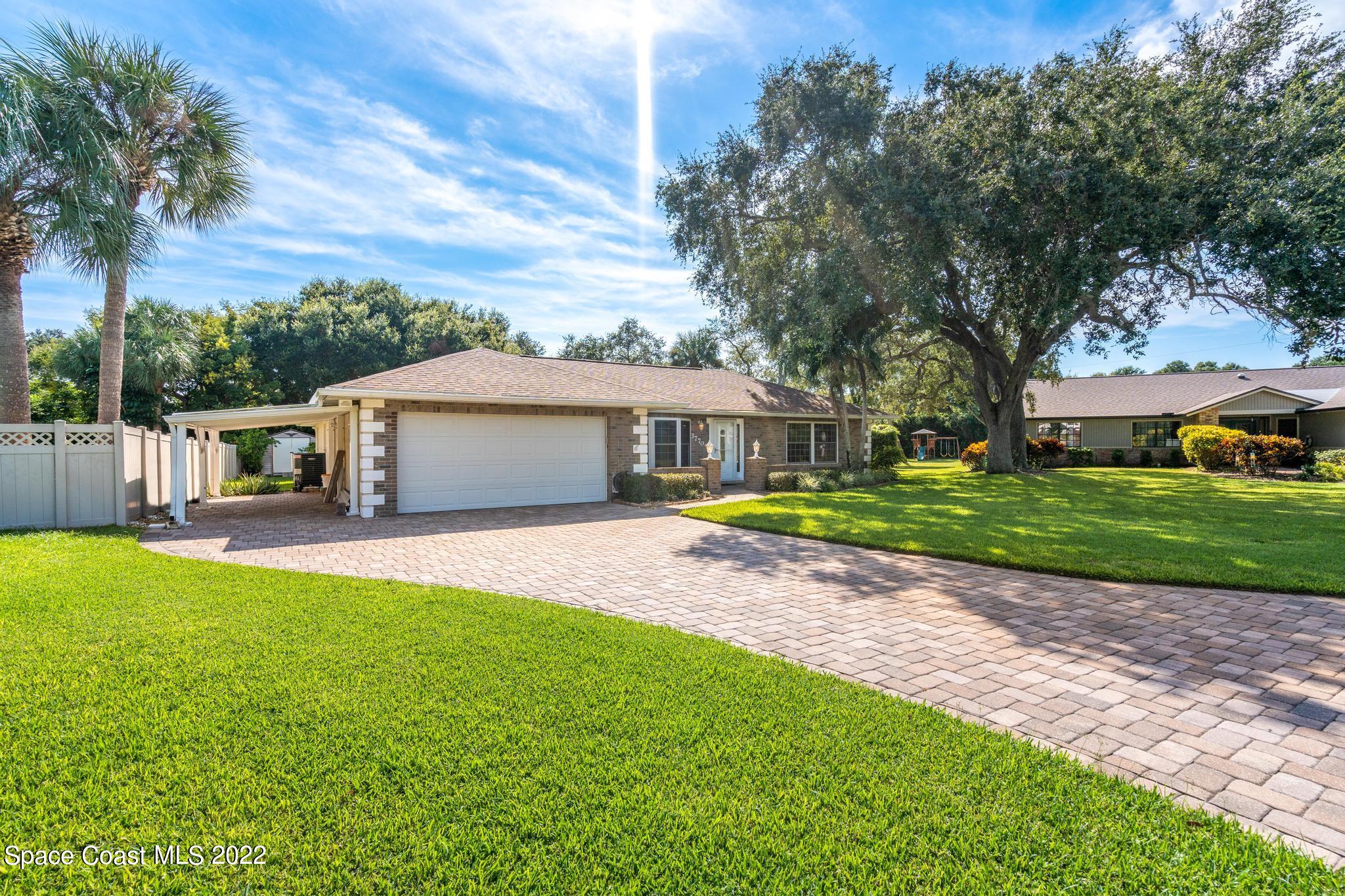 3770 Laurette Road Merritt Island, FL 32952 - Photo 3 of 57 Paver Driveway