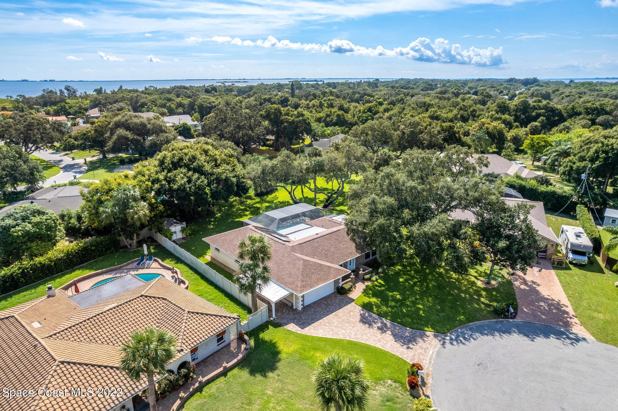 3770 Laurette Road Merritt Island, FL 32952 - Photo 54 of 57 Front Aerial