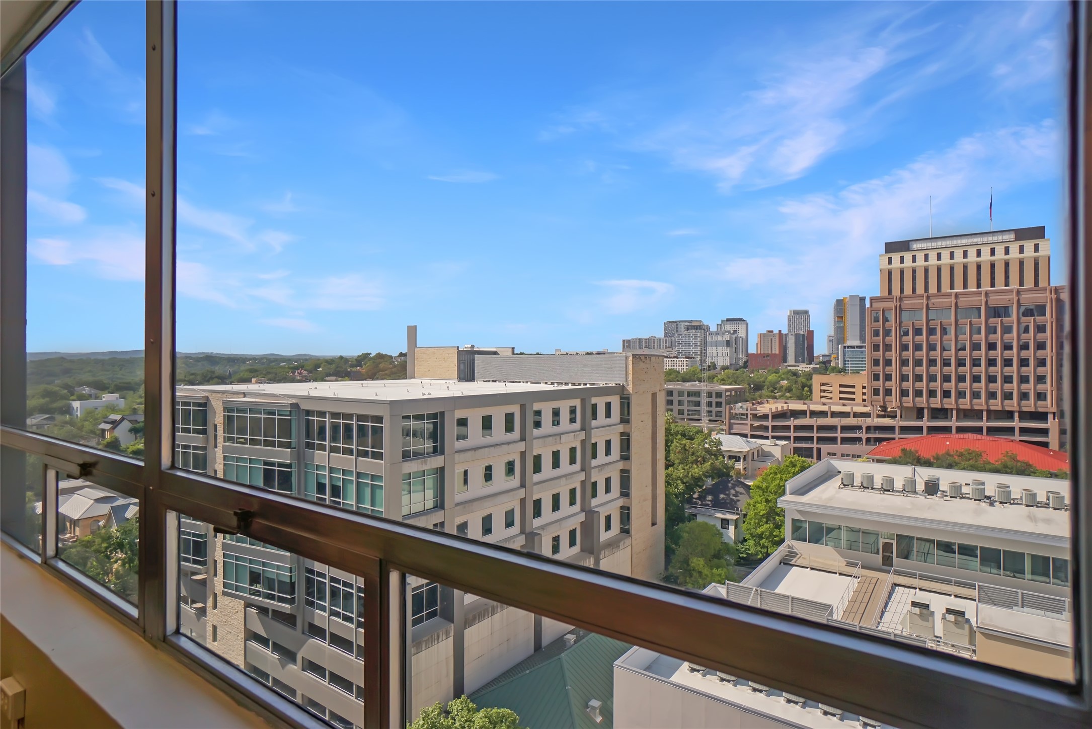 1212 Guadalupe Street, Unit 1004 Austin, TX 78701 - Photo 29 of 33 a view of a city from a balcony