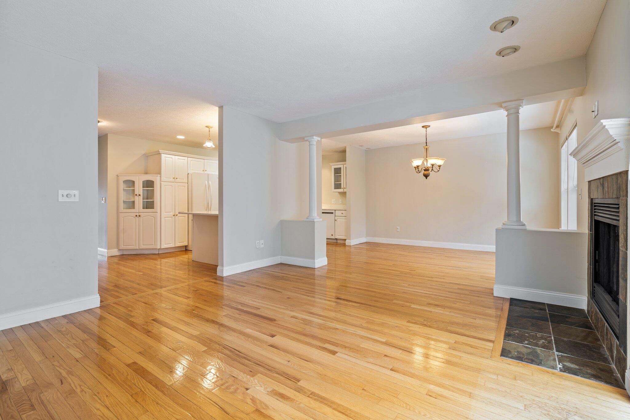 20 Kavanaugh Road, Unit 20 Old Orchard Beach, ME 04064 - Photo 12 of 37 Living room with view into dining room