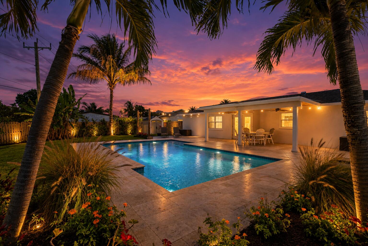 303 Norfolk Road Jupiter, FL 33469 - Photo 27 of 36 Dusk