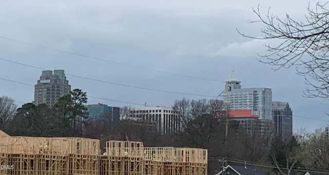 a view of balcony and yard
