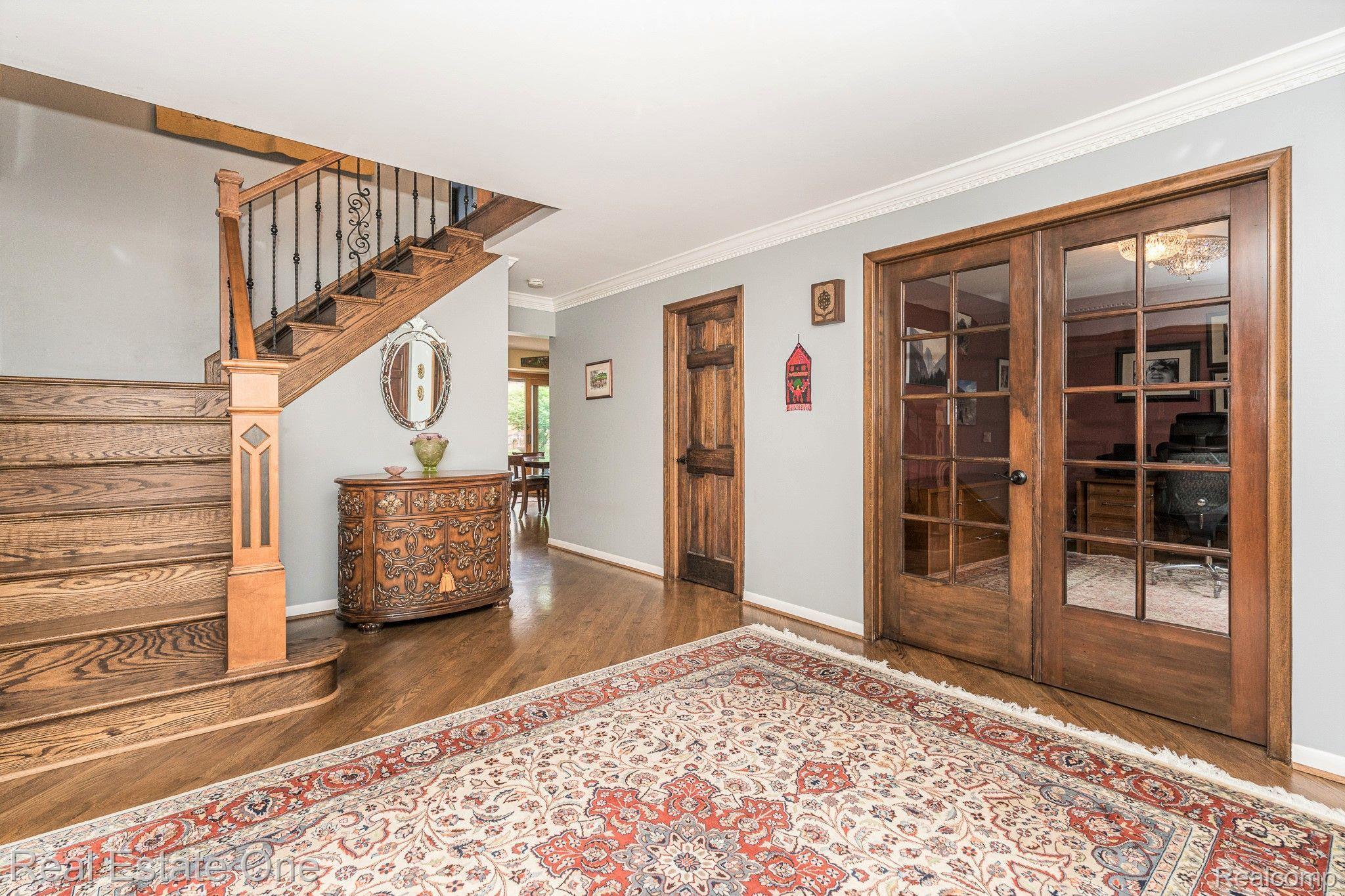 3221 Quail Ridge Circle Rochester, MI 48309 - Photo 14 of 57 French Doors to Library