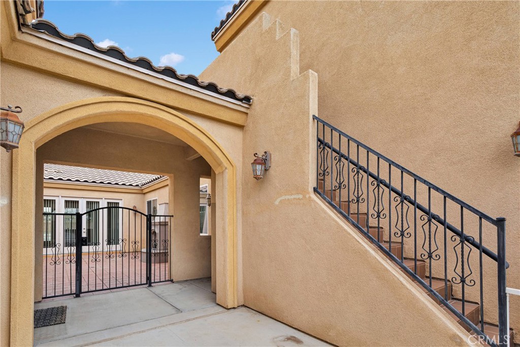 17830 Mana Road Apple Valley, CA 92307 - Photo 37 of 46 a view of a balcony with staircase