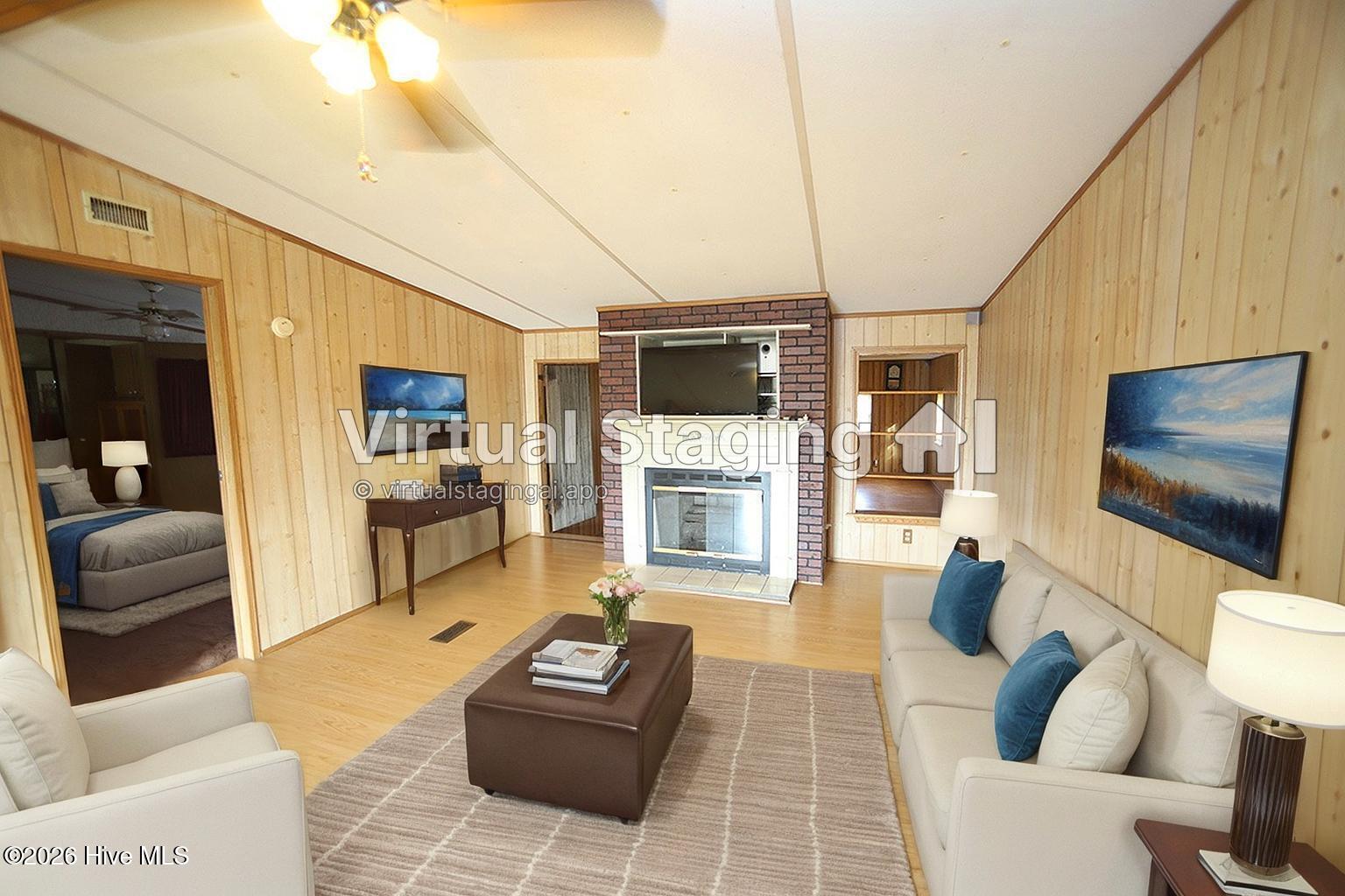 2582 Bakers Chapel Road Smithfield, NC 27577 - Photo 4 of 23 2582-Bakers-Chapel-RdC - Living Room - S