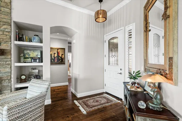 a bathroom with a sink double vanity and a mirror