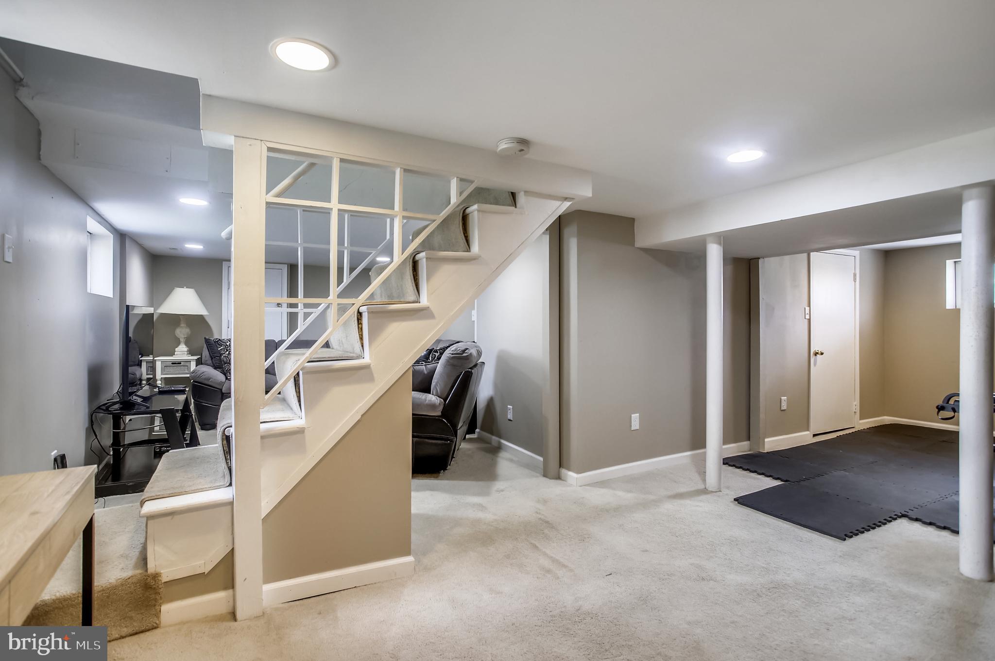 105 Nelson Road Baltimore, MD 21208 - Photo 32 of 51 Partially Finished Basement