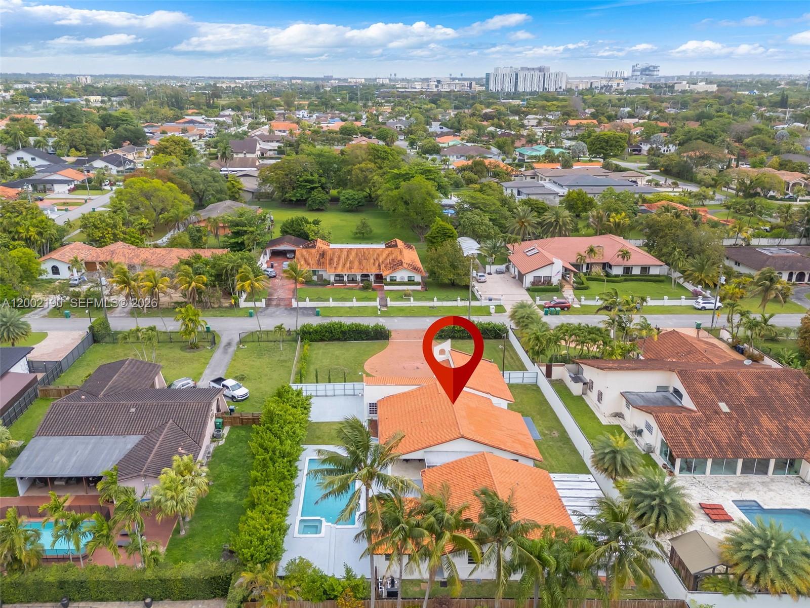 11350 Southwest 30th Street Miami, FL 33165 - Photo 5 of 25 an aerial view of residential houses with outdoor space and river