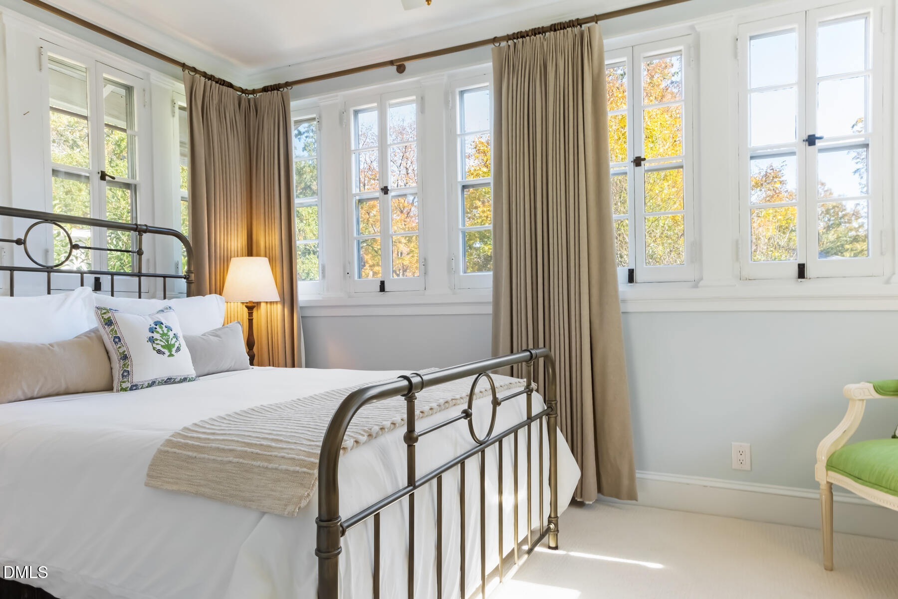 116 Hillcrest Road Raleigh, NC 27605 - Photo 22 of 34 a bedroom with a bed and a window with outer view