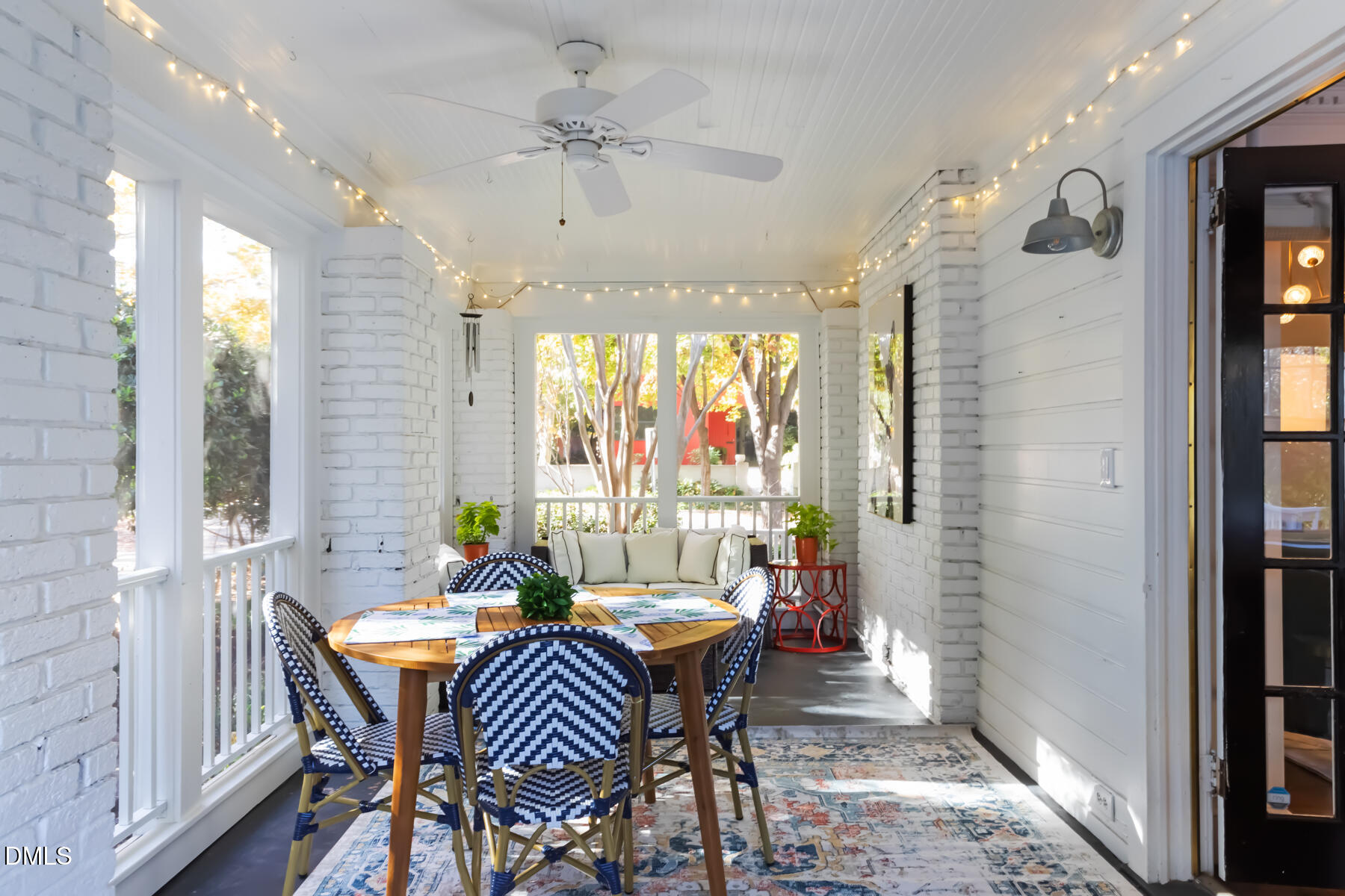116 Hillcrest Road Raleigh, NC 27605 - Photo 26 of 34 a view of a dining room with furniture window and wooden floor