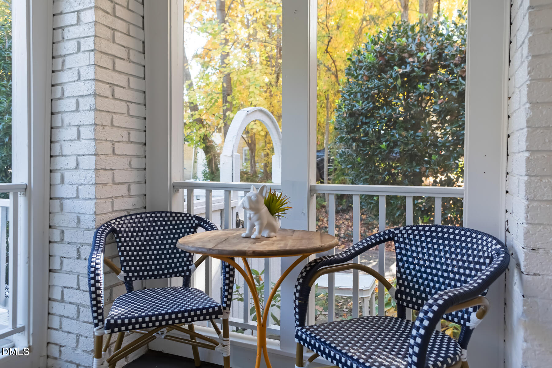 116 Hillcrest Road Raleigh, NC 27605 - Photo 27 of 34 a view of a balcony with furniture
