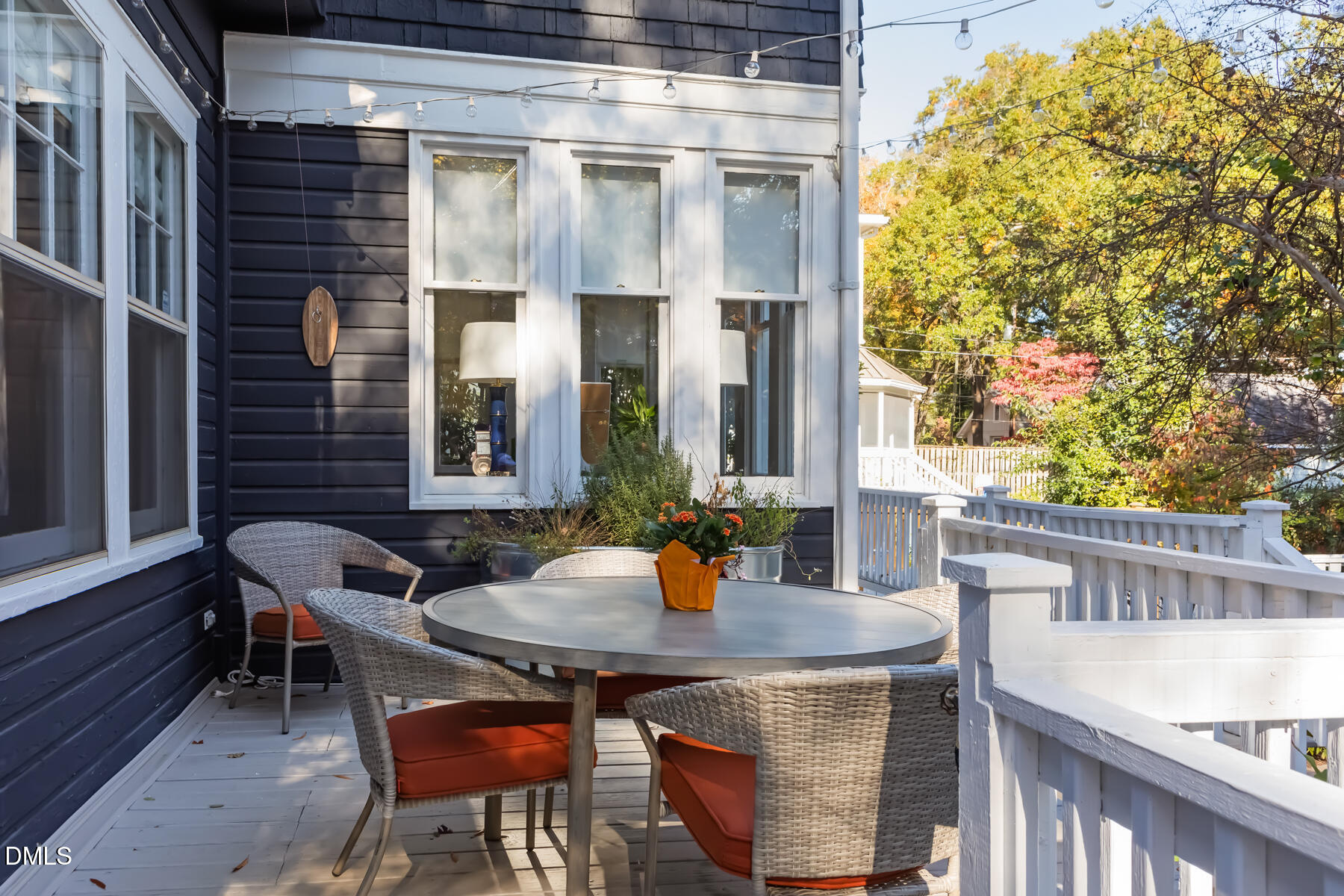 116 Hillcrest Road Raleigh, NC 27605 - Photo 28 of 34 a outdoor dining space with furniture and outdoor view