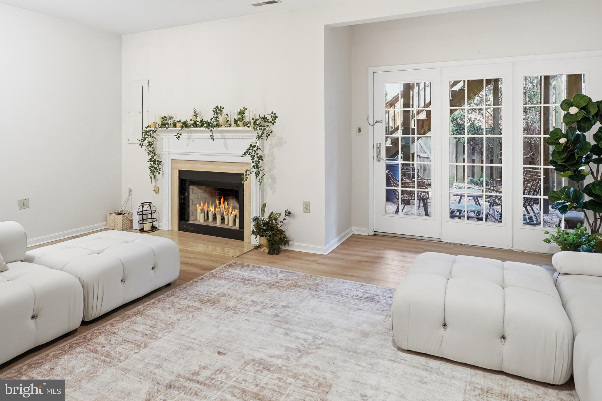6524 Milva Lane Springfield, VA 22150 - Photo 36 of 47 a living room with furniture and a fireplace