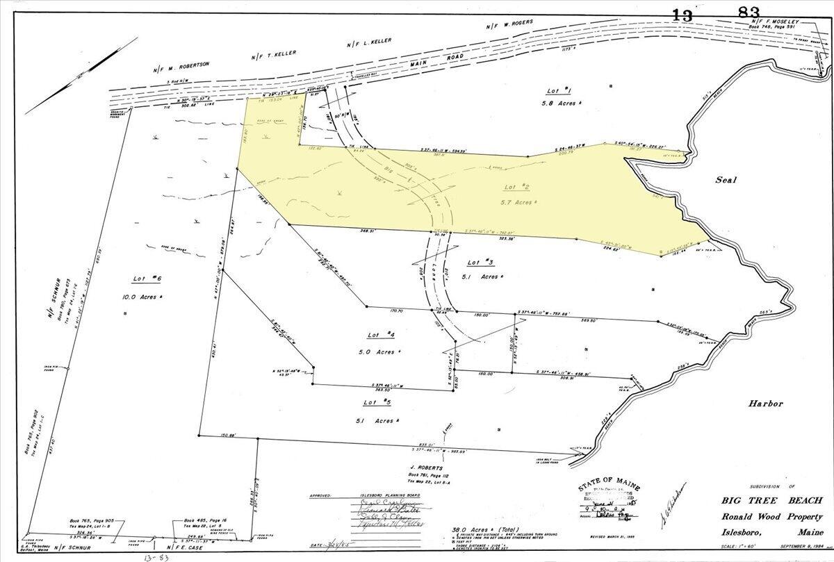 22 Map Lane Islesboro, ME 04848 - Photo 20 of 20 13-subdivision survey