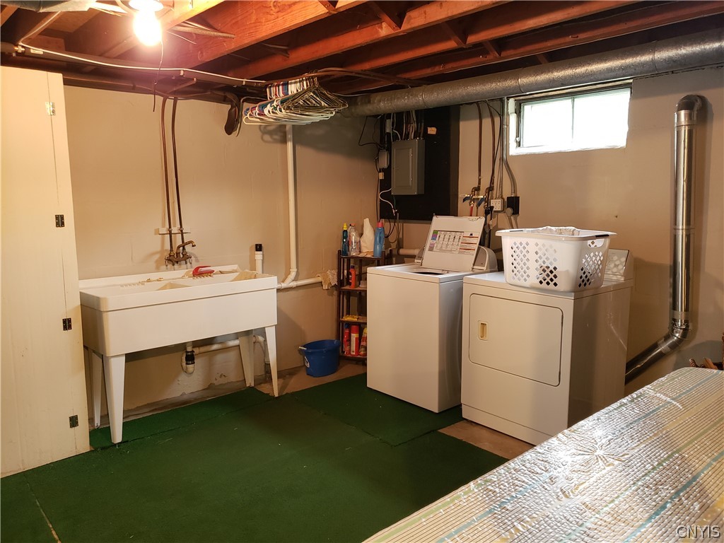 3744 Fisher Road Skaneateles, NY 13152 - Photo 15 of 18 basement laundry