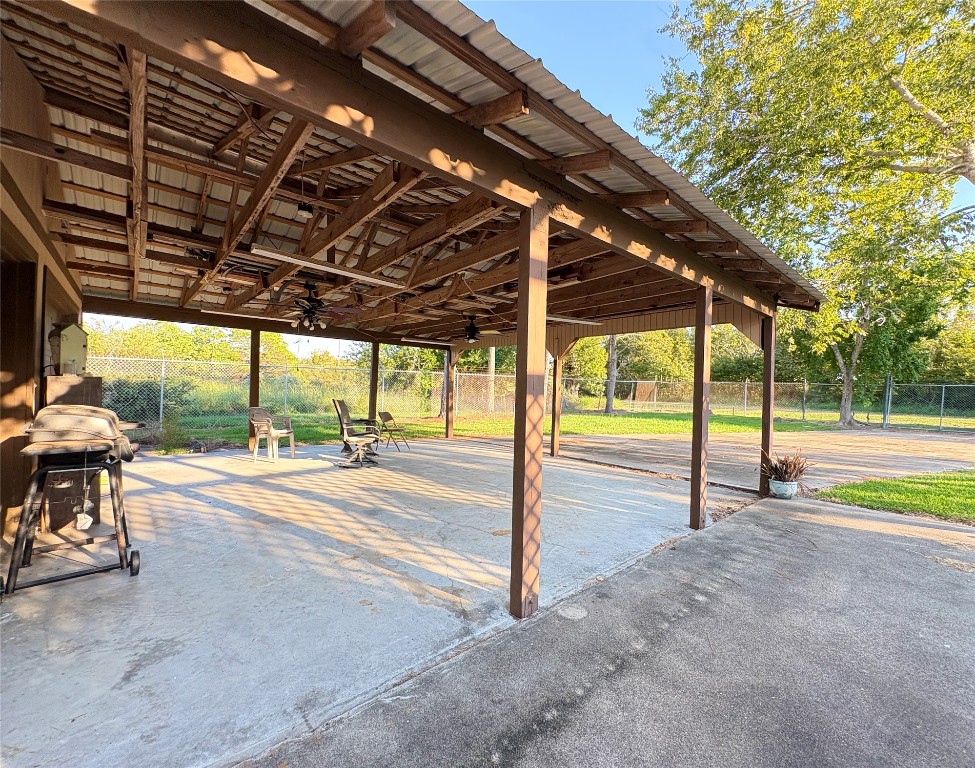 182 Smith Road Palacios, TX 77465 - Photo 15 of 26 a view of a swimming pool with a patio and a backyard