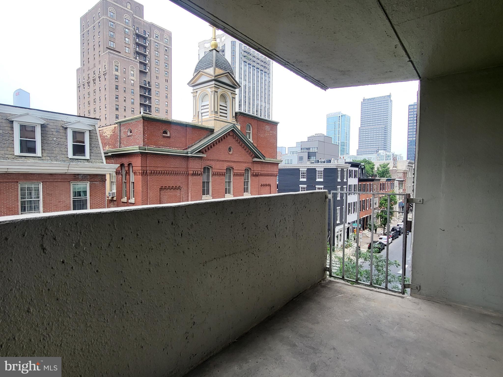 224 West Rittenhouse Square, Unit 413 Philadelphia, PA 19103 - Photo 15 of 25 a view of a balcony with city view