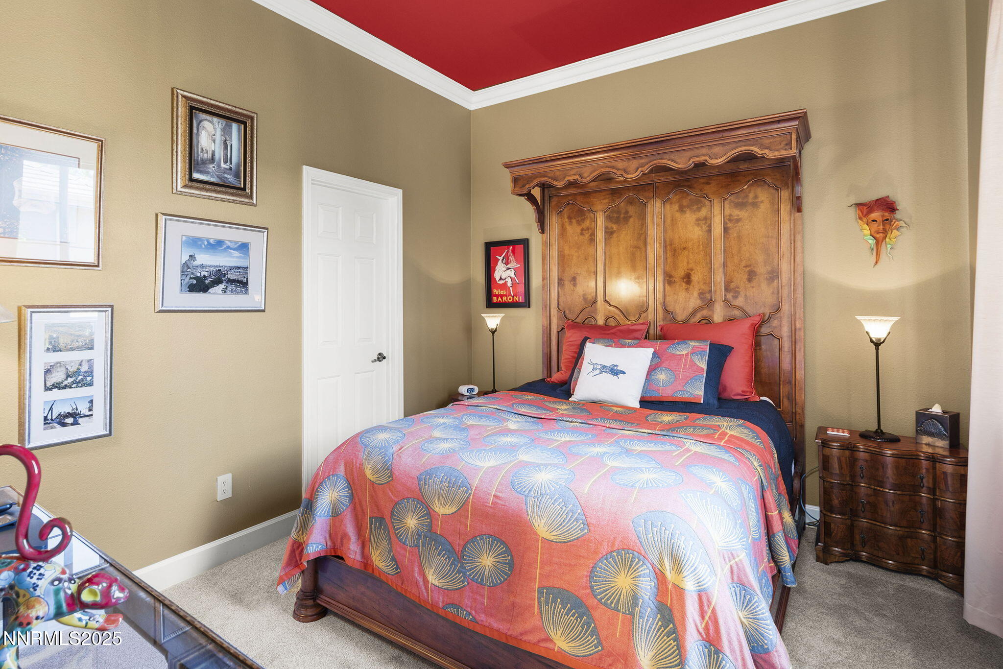 2698 Wind Feather Trail Reno, NV 89511 - Photo 22 of 44 a bedroom with a bed and a mirror